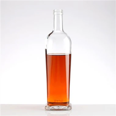 750 ml vyno stiklinis butelis su dangteliu