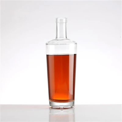 1000 ml skaidraus stiklo viskio buteliai