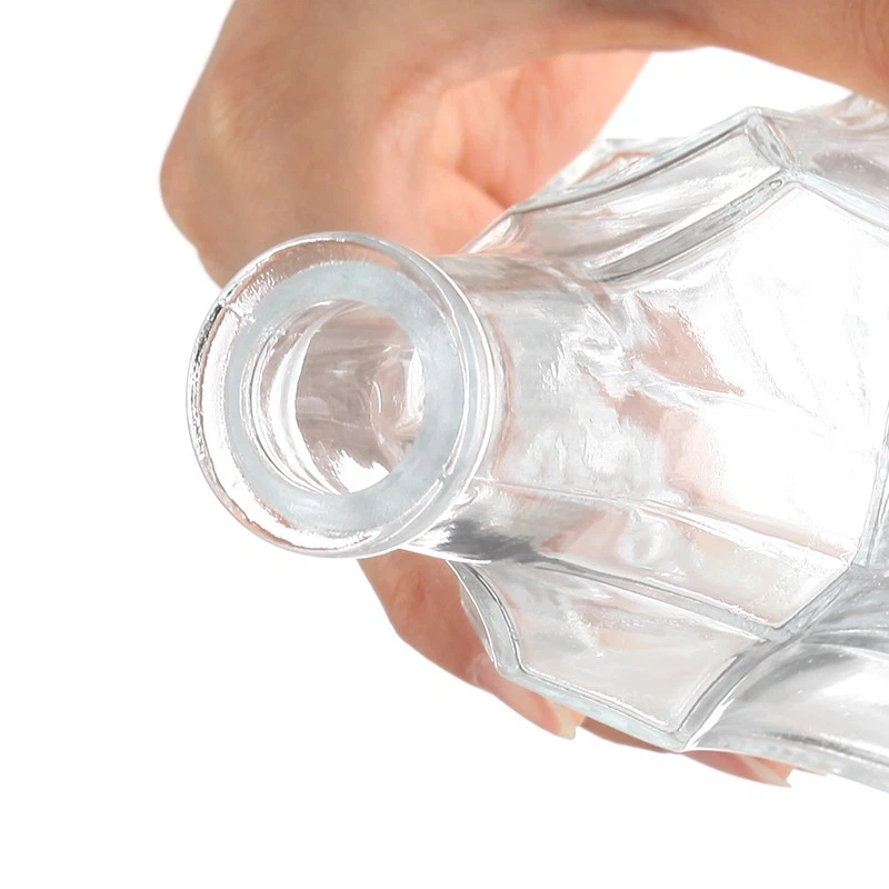 High-End Spirits Glass Round Bottles 0.5 Litre Bottle