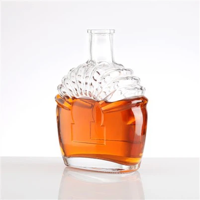 Papildomas titnago 500 ml viskio stiklo butelis